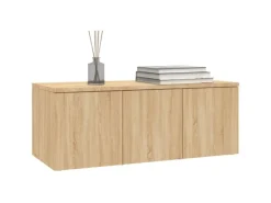 vidaXL TV-Schrank Sonoma-Eiche 80x34x30 cm Holzwerkstoff