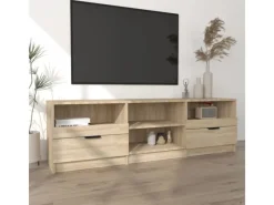 Clearance vidaXL TV-Schrank Sonoma-Eiche 150x33,5x45 cm Holzwerkstoff