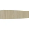 vidaXL TV-Schrank Sonoma-Eiche 120x30x30 cm Holzwerkstoff