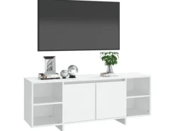 Hot vidaXL TV-Schrank Weiß 130x35x50 cm Holzwerkstoff