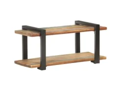 vidaXL TV-Schrank 90x40x40 cm Massivholz