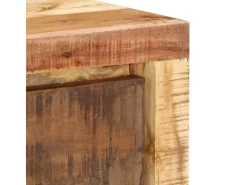 vidaXL TV-Schrank 100x30x33 cm Altholz Massiv