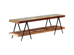 vidaXL TV-Schrank 160x40x50 cm Altholz Massiv