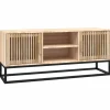 vidaXL TV-Schrank 105x30x45 cm Holzwerkstoff und Eisen