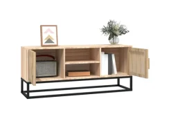 vidaXL TV-Schrank 105x30x45 cm Holzwerkstoff und Eisen