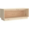 vidaXL TV-Schrank 90x35x35 cm Massivholz Kiefür