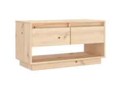 vidaXL TV-Schrank 74x34x40 cm Massivholz Kiefür