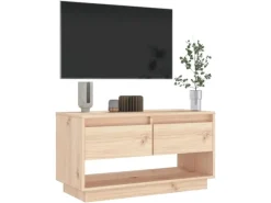 vidaXL TV-Schrank 74x34x40 cm Massivholz Kiefür