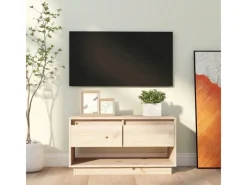 vidaXL TV-Schrank 74x34x40 cm Massivholz Kiefür