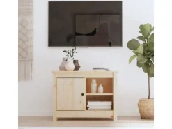 vidaXL TV-Schrank 70x36,5x52 cm Massivholz Kiefür