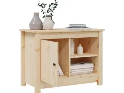 vidaXL TV-Schrank 70x36,5x52 cm Massivholz Kiefür