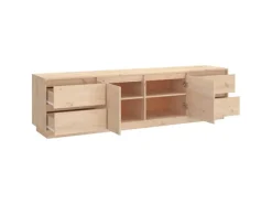 vidaXL TV-Schrank 176x37x47,5 cm Massivholz Kiefür