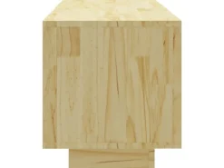 New vidaXL TV-Schrank 110x30x33,5 cm Massivholz Kiefür