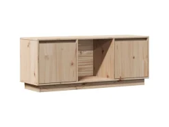 vidaXL TV-Schrank 110,5x35x44 cm Massivholz Kiefür