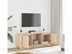vidaXL TV-Schrank 110,5x35x44 cm Massivholz Kiefür