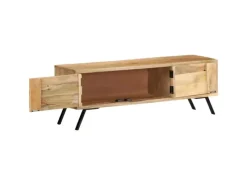 vidaXL TV-Schrank 110x30x40 cm Mango Massivholz