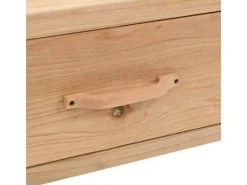 vidaXL TV-Schrank 110x33x35 cm Massivholz Tanne