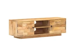 Outlet vidaXL TV-Schrank 116x30x35 cm Mango Massivholz