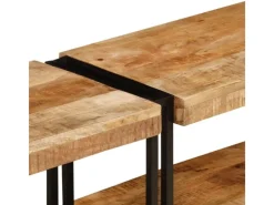 vidaXL TV-Schrank 200x30x40 cm Massivholz Mango