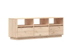 vidaXL TV-Schrank 140x37x50 cm Massivholz Kiefür