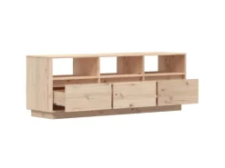 vidaXL TV-Schrank 140x37x50 cm Massivholz Kiefür