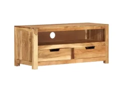 vidaXL TV-Schrank 88x35x40 cm Massivholz Akazie
