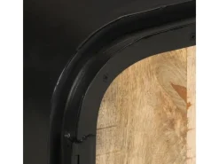 Clearance vidaXL TV-Schrank 110x30x45 cm Raues Mangoholz Modell 3