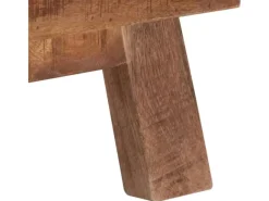 vidaXL TV-Schrank 110x30x40 cm Raues Mangoholz Modell 1