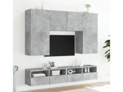 Online vidaXL TV-Wandschrank Betongrau 100x30x30 cm Holzwerkstoff