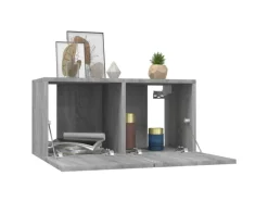 vidaXL TV-Wandschrank Grau Sonoma 60x30x30 cm Holzwerkstoff 1
