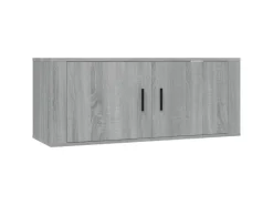 Online vidaXL TV-Wandschrank Grau Sonoma 100x34,5x40 cm