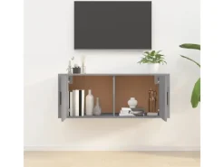 Online vidaXL TV-Wandschrank Grau Sonoma 100x34,5x40 cm
