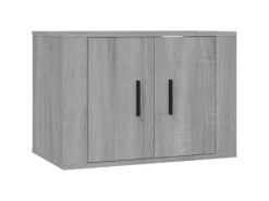 vidaXL TV-Wandschrank Grau Sonoma 57x34,5x40 cm