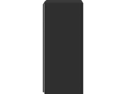 vidaXL TV-Wandschrank mit LED-Leuchten Schwarz 40,5x35x80 cm