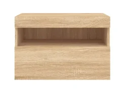 Online vidaXL TV-Wandschrank mit LED-Leuchten Sonoma-Eiche 60x30x40 cm