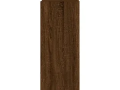 Outlet vidaXL TV-Wandschrank mit LED-Leuchten Braun Eichen-Optik 30,5x35x70cm