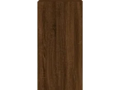 Outlet vidaXL TV-Wandschrank mit LED-Leuchten Braun Eichen-Optik 40,5x35x80cm