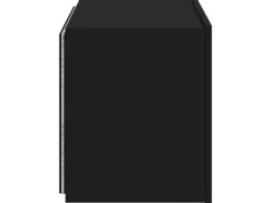 vidaXL TV-Wandschrank mit LED-Leuchten Schwarz 60x35x41 cm
