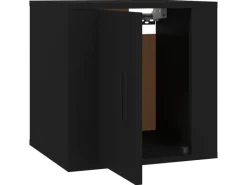 vidaXL TV-Wandschrank Schwarz 40x34,5x40 cm