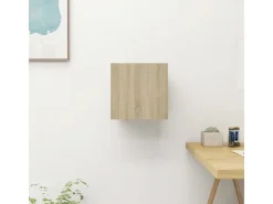 Hot vidaXL TV-Wandschrank Sonoma-Eiche 30,5x30x30 cm