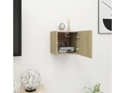 Hot vidaXL TV-Wandschrank Sonoma-Eiche 30,5x30x30 cm