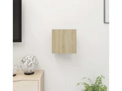 Hot vidaXL TV-Wandschrank Sonoma-Eiche 30,5x30x30 cm