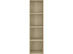 Sale vidaXL TV-Wandschrank Sonoma-Eiche 37x37x142,5 cm Holzwerkstoff