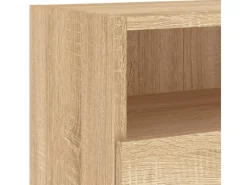 vidaXL TV-Wandschrank Sonoma-Eiche 100x30x30 cm Holzwerkstoff