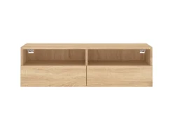vidaXL TV-Wandschrank Sonoma-Eiche 100x30x30 cm Holzwerkstoff