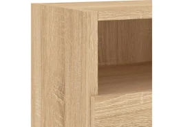 vidaXL TV-Wandschrank Sonoma-Eiche 60x30x30 cm Holzwerkstoff