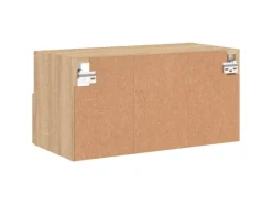 vidaXL TV-Wandschrank Sonoma-Eiche 60x30x30 cm Holzwerkstoff