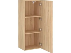 vidaXL TV-Wandschrank Sonoma-Eiche 40,5x30x102 cm Holzwerkstoff