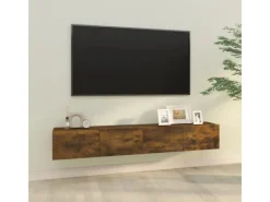 Online vidaXL TV-WandSchränke 2 Stk. Räuchereiche 100x30x30 cm Holzwerkstoff Modell 1