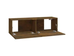 Online vidaXL TV-WandSchränke 2 Stk. Räuchereiche 100x30x30 cm Holzwerkstoff Modell 1